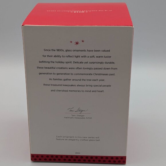 Hallmark Keepsake Christmas Commemorative 2013, 1st in Series, Red Glass Ball - Picture 7 of 10